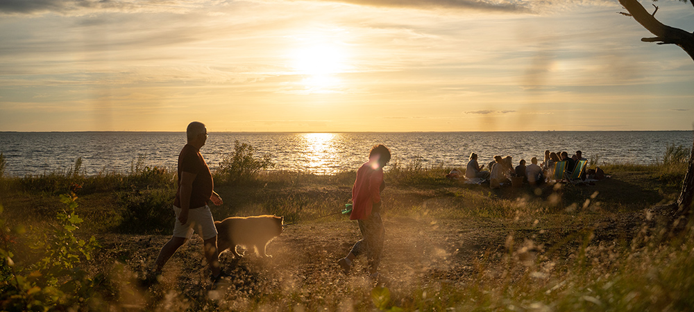 Sonnenuntergang Sandbergen