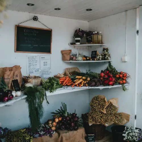 Magasin de la ferme à Bläsinge