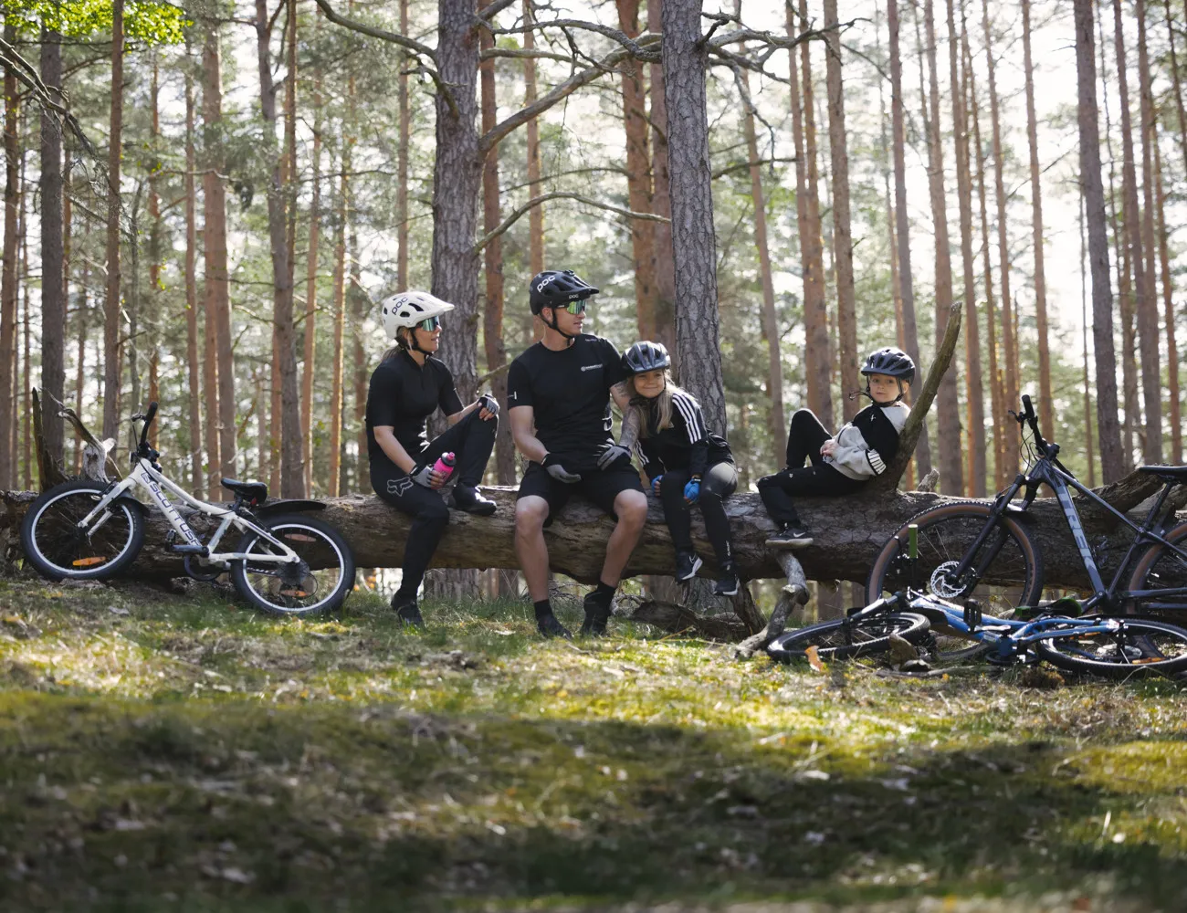 Cykel - mtb - rälla - familj