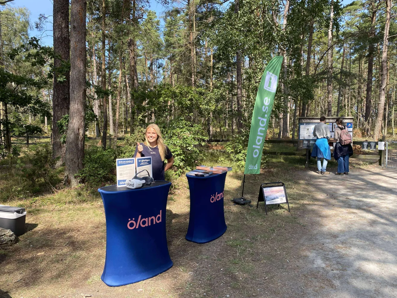 Mobil turistbyrå på Öland.