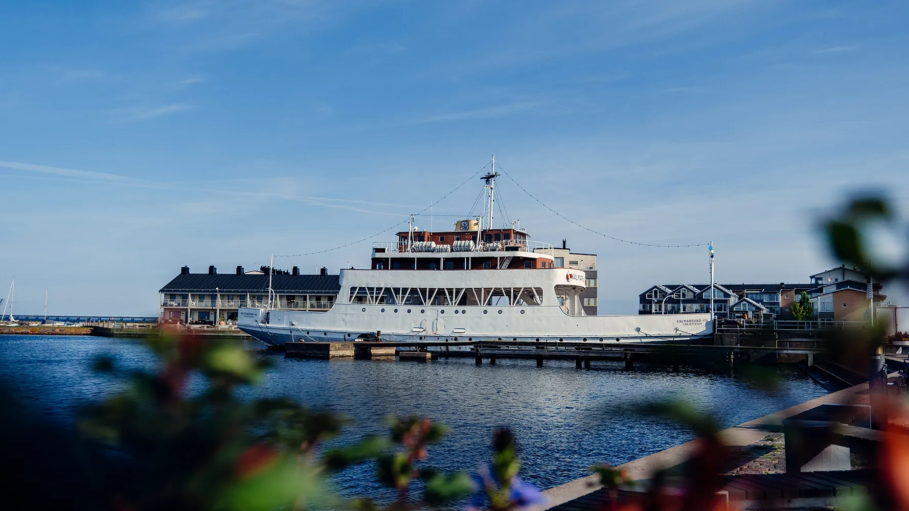 The harbor in Färjestaden