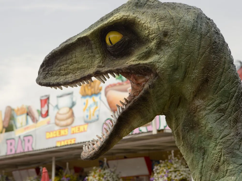 Dinosaurier im Zoo von Öland