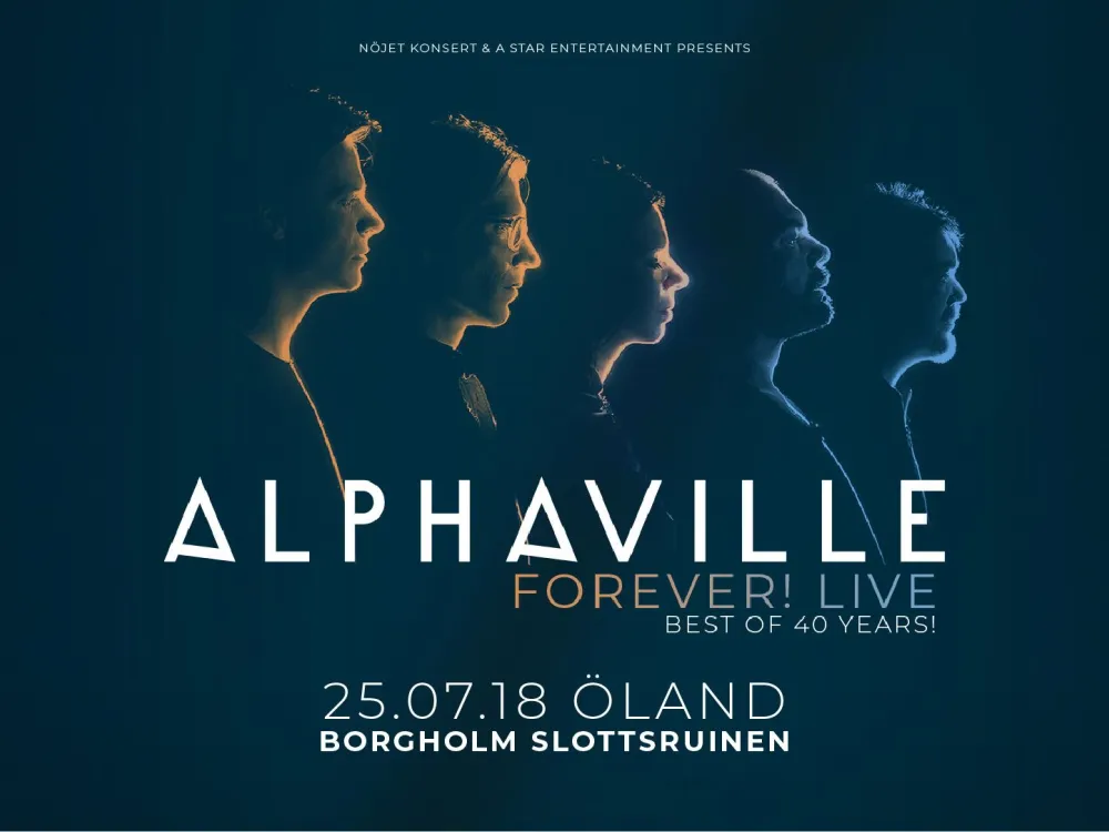 Alphaville – Borgholms slottsruin 18 juli!