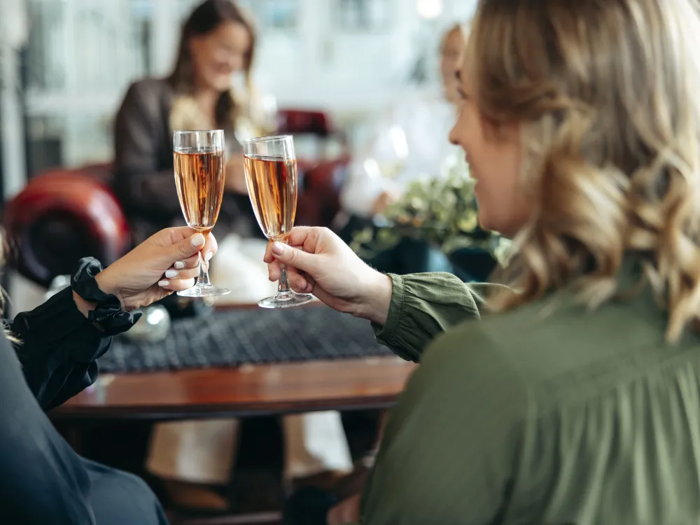 Bubbelprovning på hotel Skansen