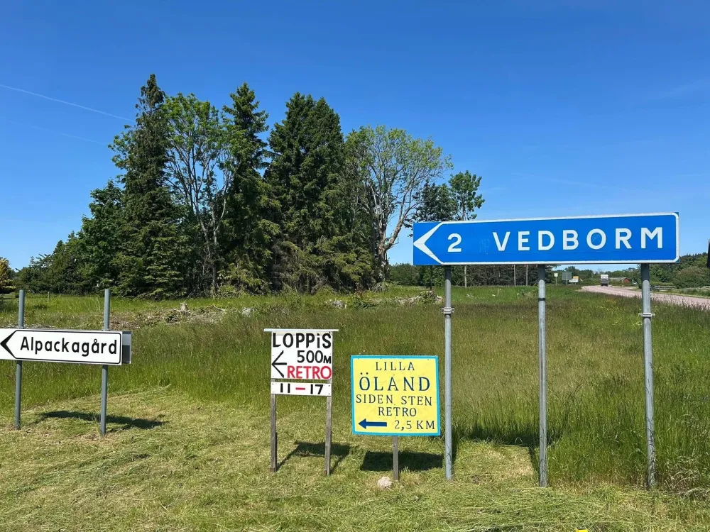 Sten, trä och antik i Vedborm