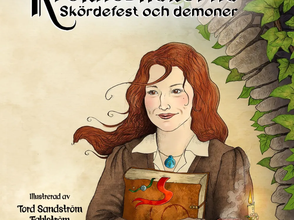 Boksläpp av Kroknoshäxorna- Skördefest och demoner av Sarah Somehagen hos Borgholms Bokhandel