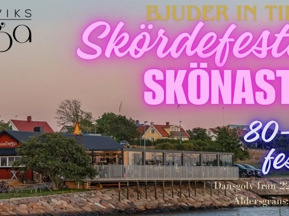Skördefestens skönaste 80-talsfest