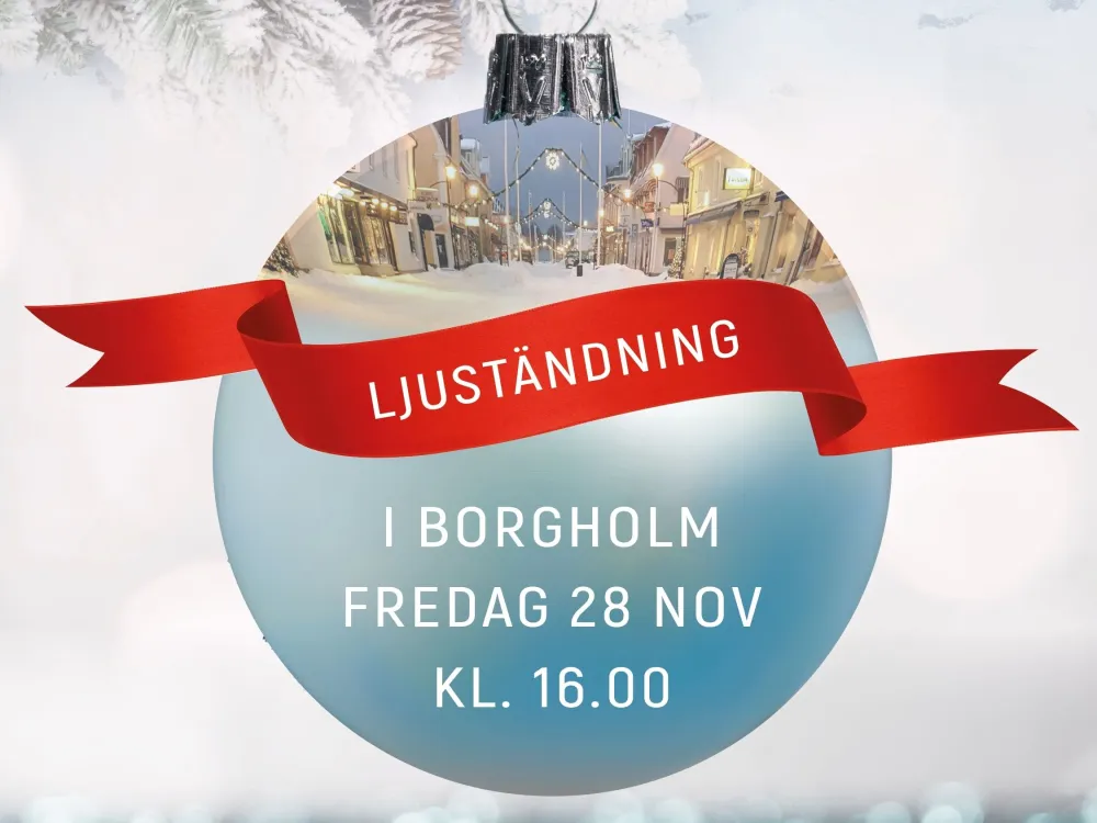 Ljuständning i Borgholm