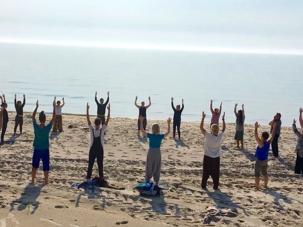 Space of Love yogavecka på Böda Sand