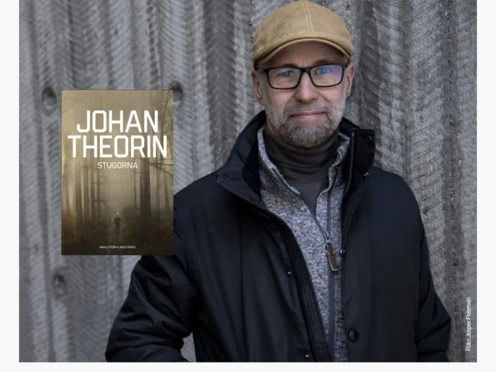 Författaren Johan Theorin på Borgholms bibliotek