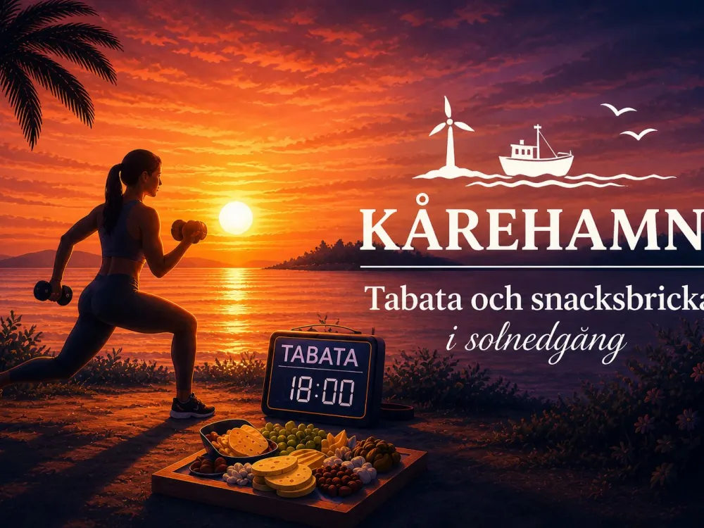 Tabata i solnedgången i Kårehamn
