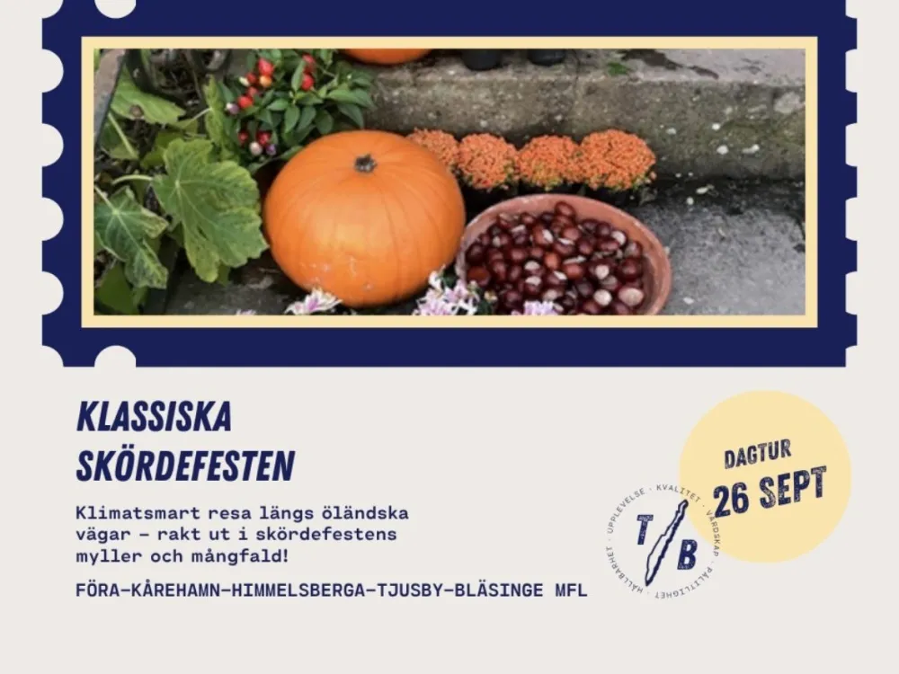 Upplev Klassiska Skördefesten med buss