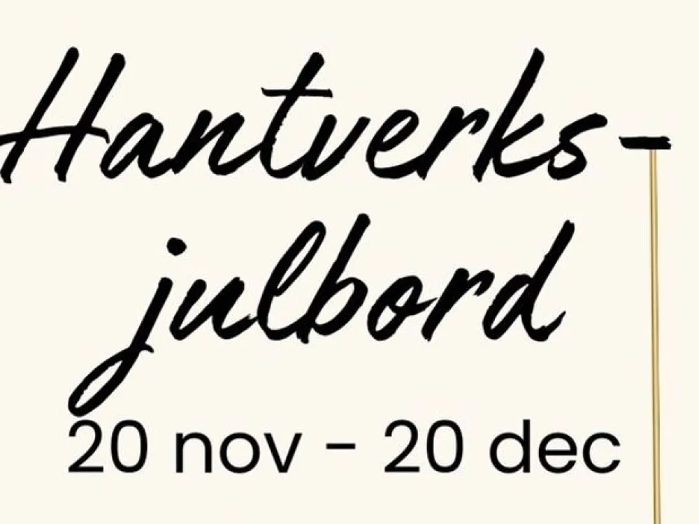 Hantverksjulbord på epok!