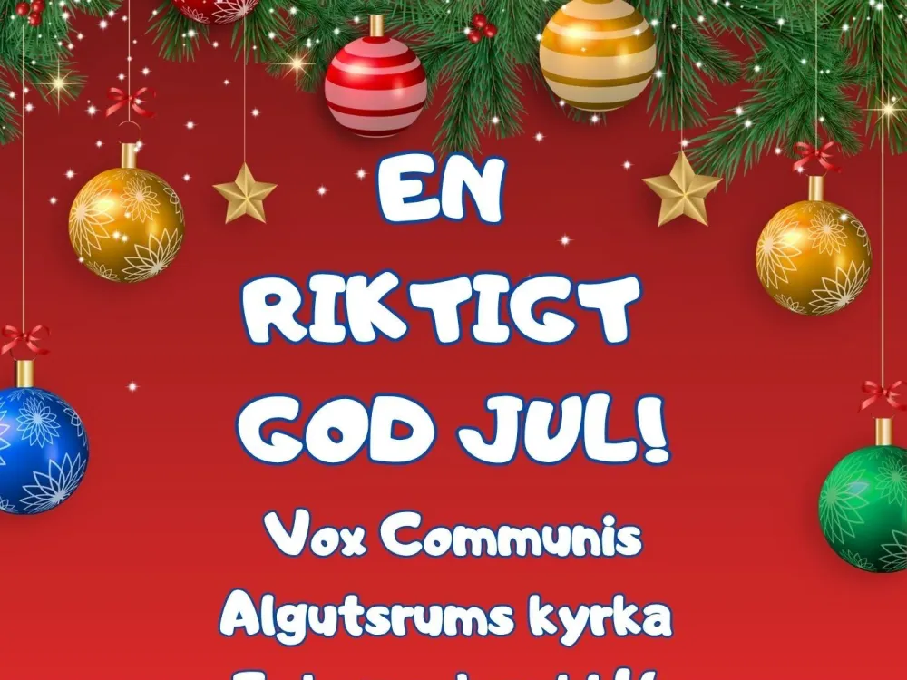 En riktigt God jul!