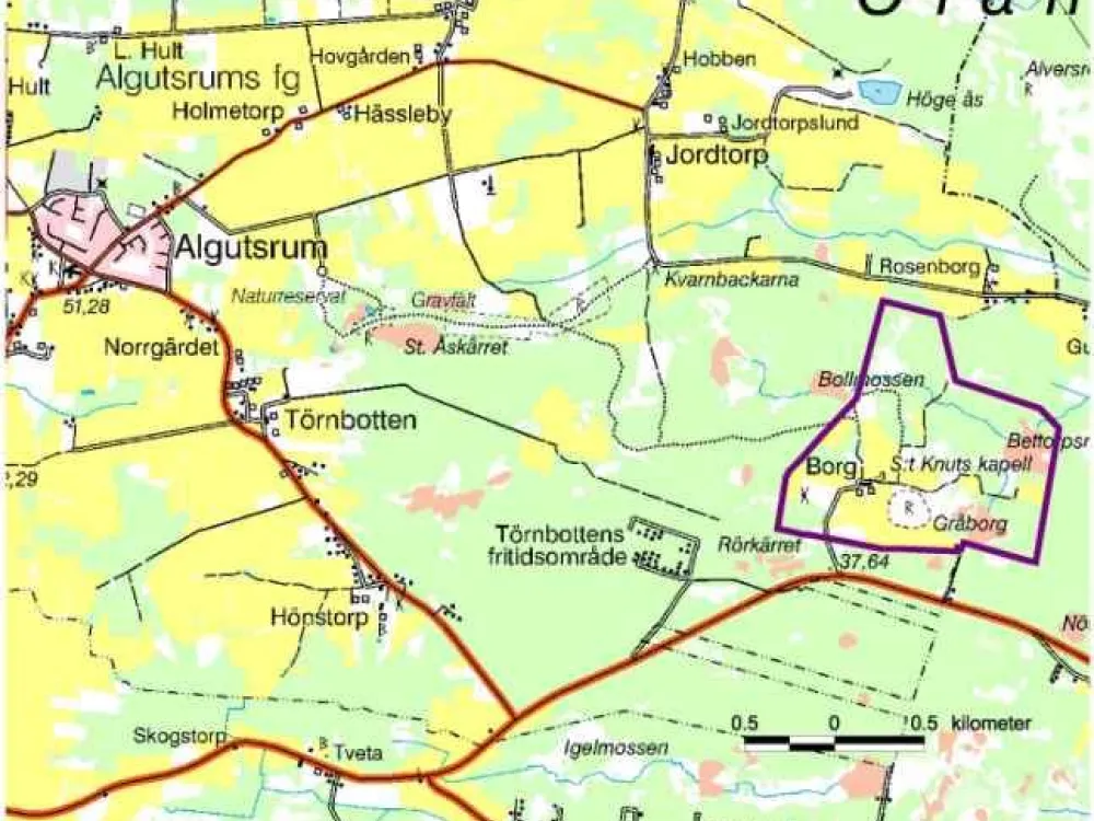 Gråborg und St.-Knut-Kapelle – Tveta