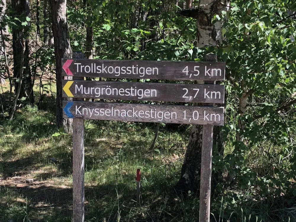 Trollskogens Wanderwege