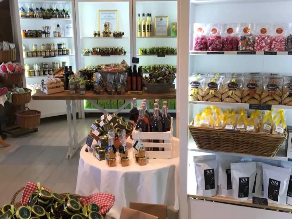 The Smakglädje shop at Solliden Castle