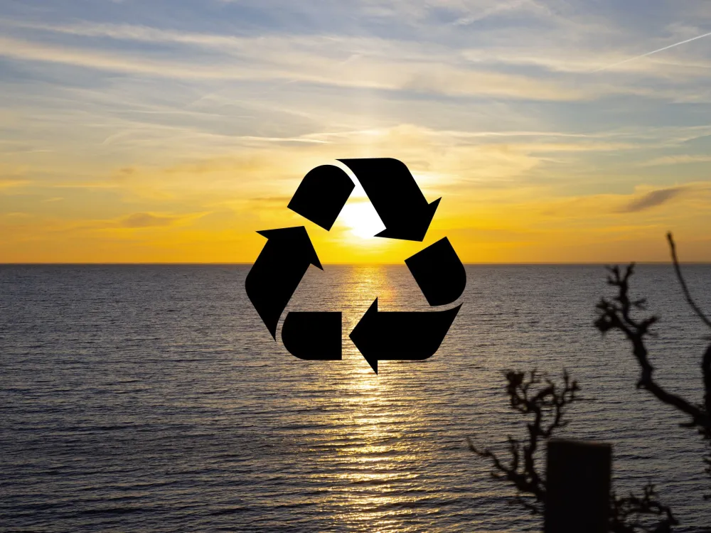 Recycling station in Rälla