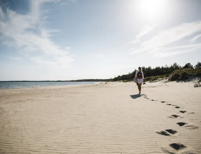 Böda bay Sandstrand