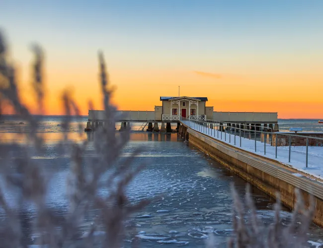 Borgholm - Kaltbadhaus - Winter
