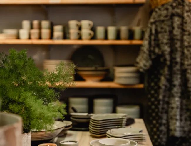 Ceramics from Kookon by Sweden.