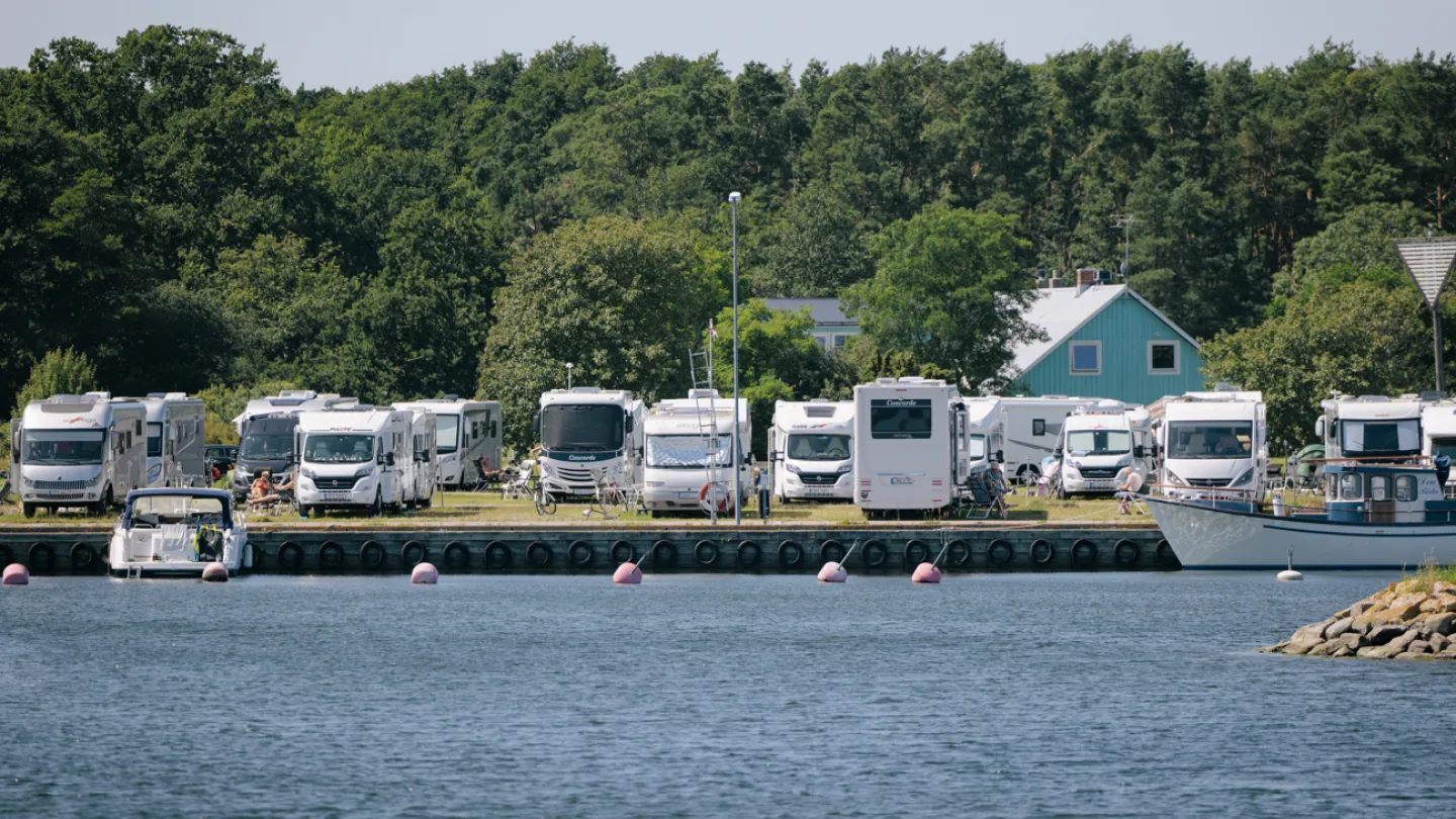 Böda Hamn på norra Öland